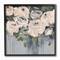 Stupell Industries Dripping Flowers Grey Textured Painting Framed Wall Art